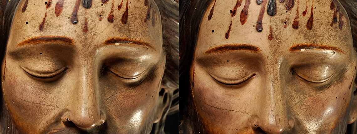La statua del “Cristo Morto”
